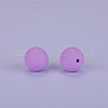Round Silicone Focal Beads SI-JX0046A-98-5