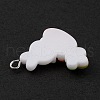 Opaque Resin Pendants RESI-D064-02P-09-5