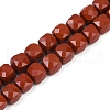 Natural Red Jasper Beads Strands G-H078-C34-6mm-2