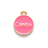 Alloy Enamel Pendants ENAM-S124-01A-03D-3