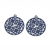 430 Stainless Steel Filigree Pendants X-STAS-T042-10A-2