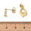 Ion Plating(IP) 304 Stainless Steel Studs Findings STAS-I206-41G-3