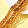 Electroplate Glass Beads Strands EGLA-FS0001-42C-7