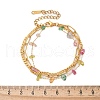 Stainless Steel Multi-strands Bracelets BJEW-D303-02G-5