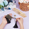 CRASPIRE 6Pcs 2 Colors Nylon Cotton Braided Chain Belt AJEW-CP0008-17-3