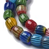 Handmade Millefiori Lampwork Beads Strands LAMP-F035-07-3