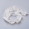 Natural Quartz Crystal Beads Strands G-I283-E06-2
