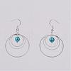 Brass Dangle Earrings EJEW-JE02140-2