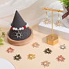 SUNNYCLUE 40Pcs 5 Styles Alloy Pendant Cabochon Settings FIND-SC0008-49-4