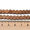 Electroplated Natural Lava Rock Beads Strands G-K388-04A-05-4