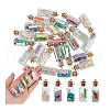 DICOSMETIC 24Pcs Wishing Bottle Glass Bottle Pendants FIND-DC0004-85-8