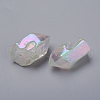 Electroplated Natural Quartz Crystal Beads G-L553-14-2