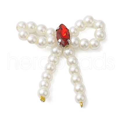 Plastic Pearl Beads Pendants KK-H463-06P-03-1