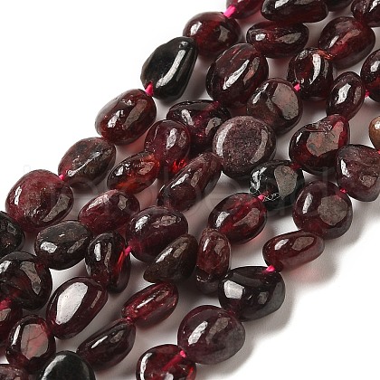 Natural Garnet Beads Strands G-L608-A06-01-1