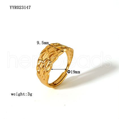 Stainless Steel Adjustable Rings for Women XT8203-1-1