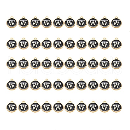 Golden Plated Alloy Charms ENAM-SZ0001-25B-W-1