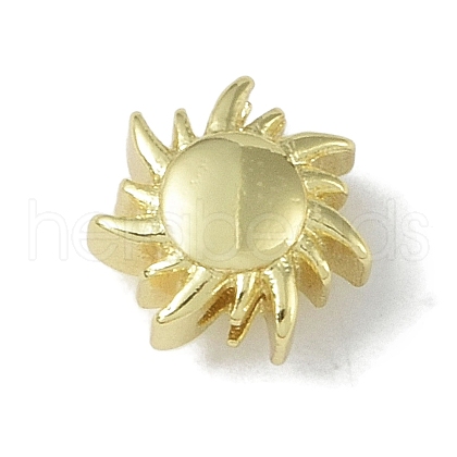 Rack Plating Brass Beads KK-A220-14G-1