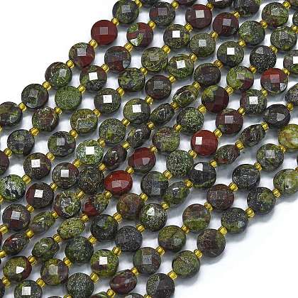 Natural Dragon Blood Beads Strands G-K389-B60-01-1