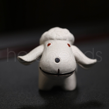 Ceramics Tea Pet Sheep Display Decoration PW-WG01256-01-1