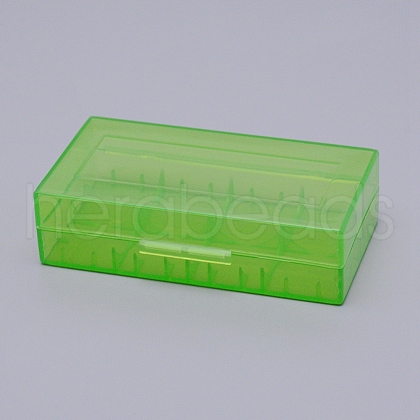 Plastic Battery Storage Box CON-WH0074-94B-1