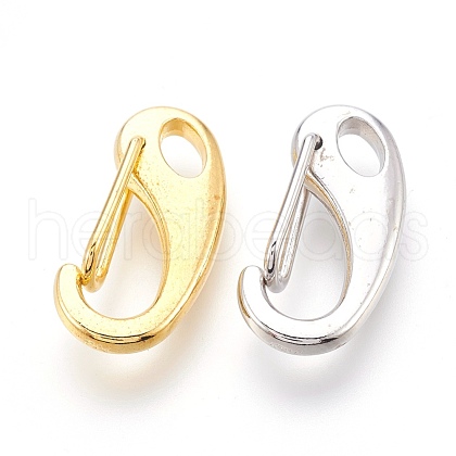 Alloy Push Gate Snap Keychain Clasp Findings PALLOY-L212-01-1