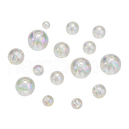 Transparent Acrylic Beads MACR-CJ0001-04-1
