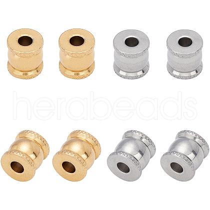 Unicraftale 20Pcs 2 Colors 304 Stainless Steel Beads STAS-UN0021-17-1