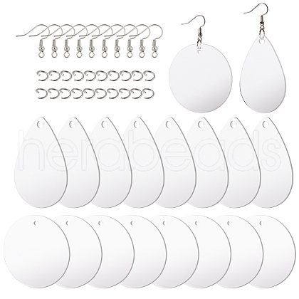 DIY Dangle Earring Making DIY-TA0002-65P-1