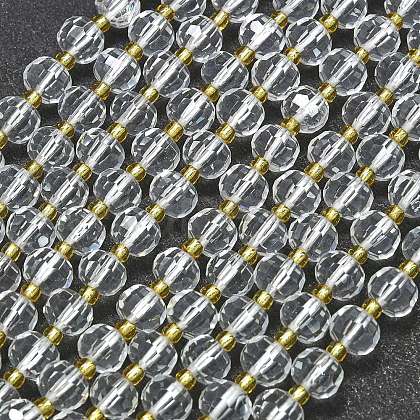 Synthetic Quartz Beads Strands G-K389-E77-01-1