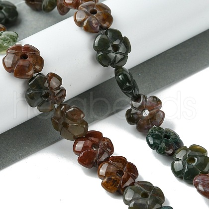 Natural Indian Agate Beads Strands G-H023-B06-01-1