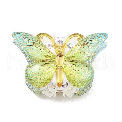 Polymer Clay Rhinestone Beads CLAY-NH0001-07A-1