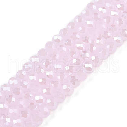Electroplate Glass Beads Strands EGLA-A044-J3mm-A02-1