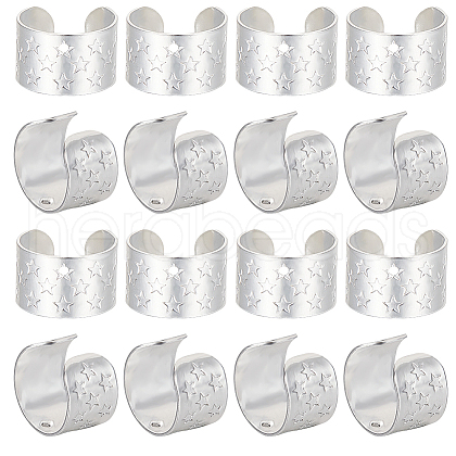 Beebeecraft 50Pcs Brass Ear Cuff Findings KK-BBC0009-77-1