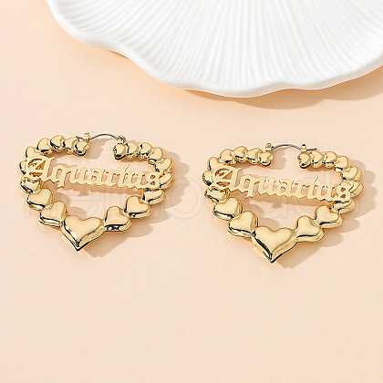Alloy Hoop Earrings WG15DC6-10-1
