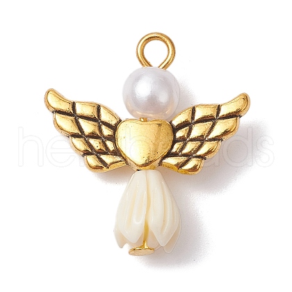 Angel Resin & Acrylic Pendants PALLOY-JF02565-03S-1