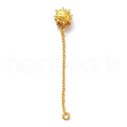 Brass Cable Chain Extender KK-Q774-01G-01-1