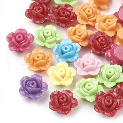 Opaque Acrylic Beads MACR-S296-08-1