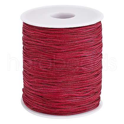   1 Roll 100 Yards Round Nylon Braided Thread NWIR-PH0002-22A-1