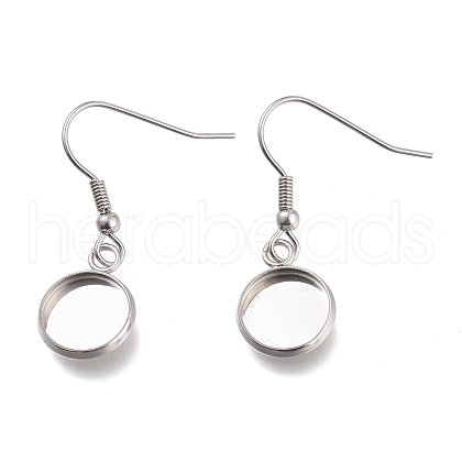 Tarnish Resistant 304 Stainless Steel Earring Hooks STAS-H114-09P-1