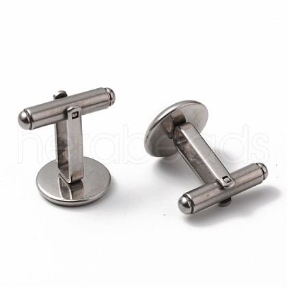304 Stainless Steel Cuff Buttons STAS-Z015-33D-1