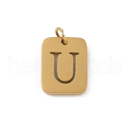 304 Stainless Steel Charms STAS-R001-01G-U-1
