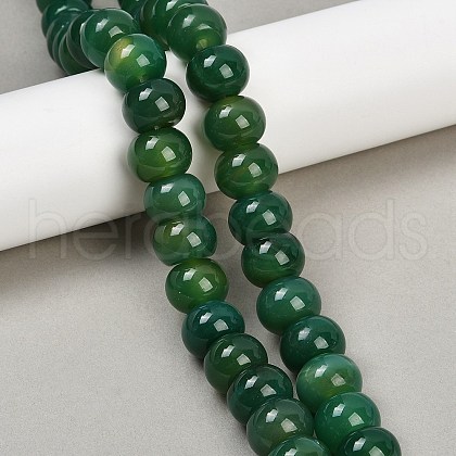 Dyed Natural Agate Beads Strands G-U030-A01-03-1