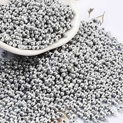 Baking Paint Glass Seed Beads SEED-A033-04L-1
