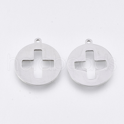 201 Stainless Steel Pendants STAS-T044-144P-1