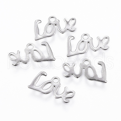 Tarnish Resistant 201 Stainless Steel Charms STAS-K154-24P-1