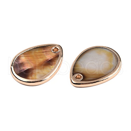 Dyed Natural Freshwater Shell Pendants SHEL-N032-234-1