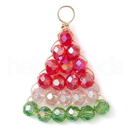 Glass Pendants PALLOY-JF03006-03-1