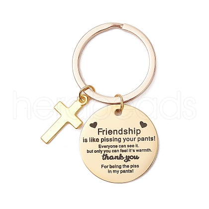 304 Stainless Steel & Alloy Keychain KEYC-JKC01148-1
