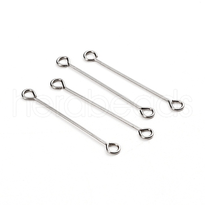 304 Stainless Steel Eye Pins STAS-I141-01C-P-1