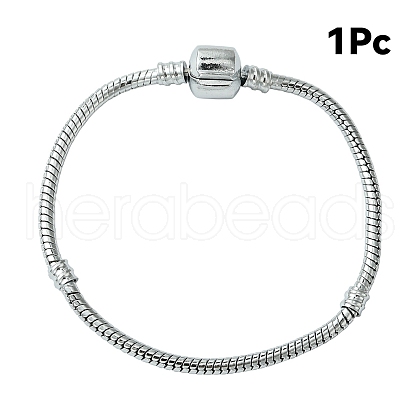 1Pc Brass European Style Bracelets For Jewelry Making MAK-YW0001-20-1